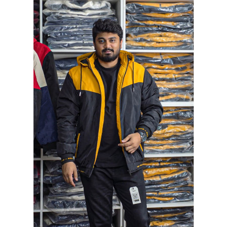 Premium Hoodie Jacket- yellow
