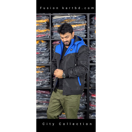 Premium Hoodie Jacket - blue